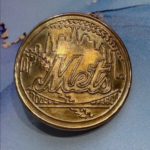 Gold Mets Vintage Belt Buckle